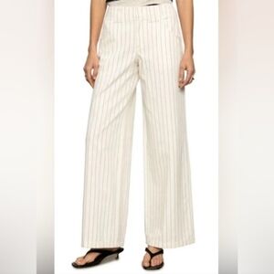 Jason Wu Cream Pinstripe Women's Trousers